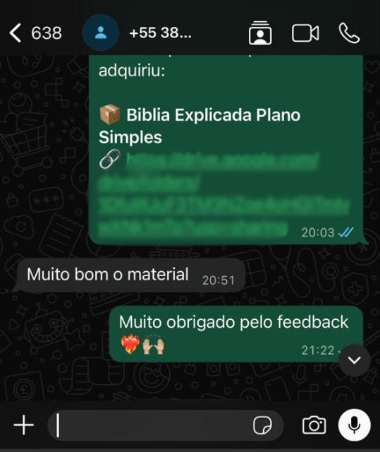 Testimonio de cliente: dice que el material es muy bueno